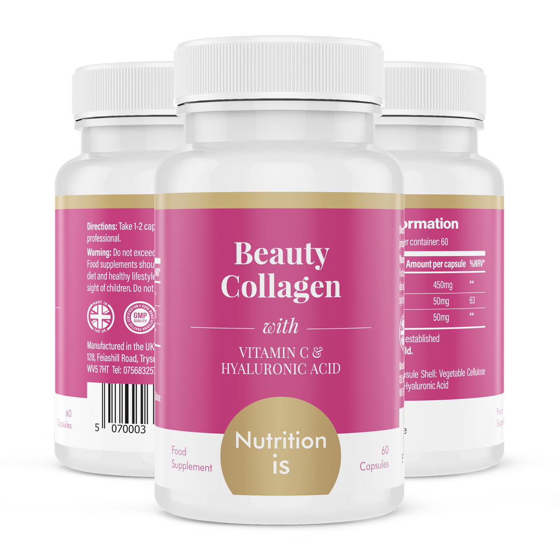 Beauty Collagen with Vitamin C & Hyaluronic Acid